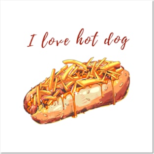 Hot dog Posters and Art